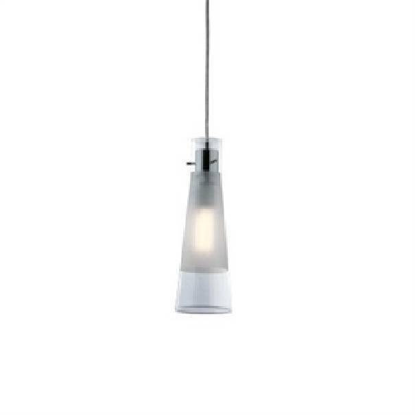 ideal lux ideal lux sospensione kuky clear sp1 in metallo cromato attacco e27 60w 023021 - foto 1