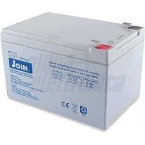 Batteria al piombo agm 12v 12ah faston 6.3mm bp12-12