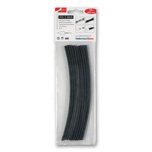 Guaina termorestringente nera fino a 3:1 in sacchetti 308-30310