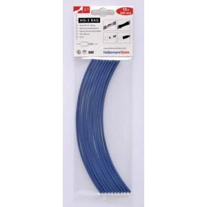 Hellermann tyton guaina termorestringente blu fino a 3:1 in sacchetti 308-30312