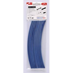 Hellermann tyton guaina termorestringente blu fino a 3:1 in sacchetti 308-30612
