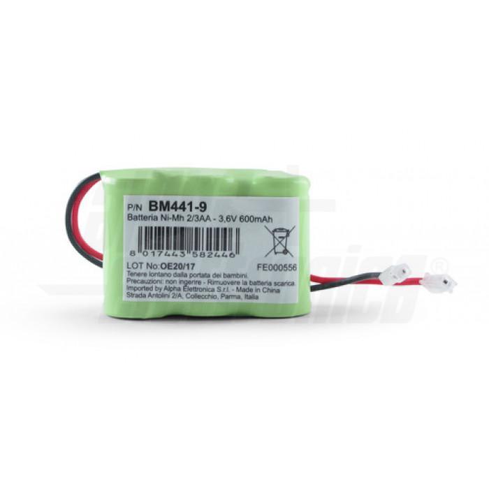 Batteria Ni-Mh 2/3 AA Alpha Elettronica 600mAh 3.6V - BM441-9 01