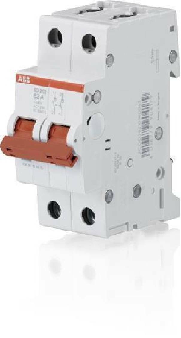 abb abb sezionatore 32a 2p sd202/32 2cdd282101r0032 m990414 - foto 1