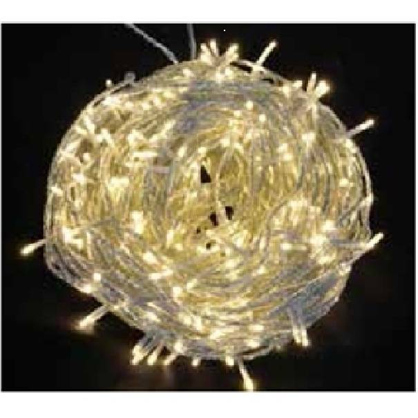 giocoplast natale giocoplast luci natalizie 500 led colore luce bianco/caldo cavo trasparente per esterno 14313194 - foto 1