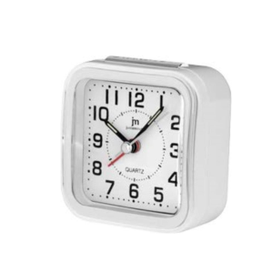 Sveglia analogica  7x7x3cm bianco - ja7039-cf