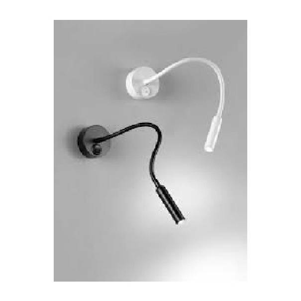 perenz perenz applique flex in metallo colore bianco 3w led 6114b - foto 3