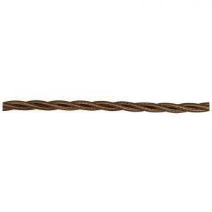 10 metri cavo treccia  34310 - colore marrone
