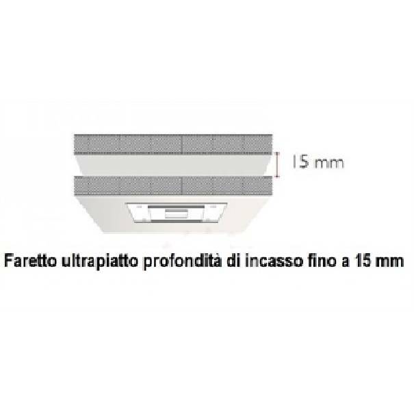 belfiore belfiore faretto ultra piatto a incasso in gesso bianco 16w luce calda novantadieci 9010 4193d004.l79.ct - foto 2