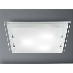Plafoniera in vetro colore bianco attacco e27 3x40w 5744b