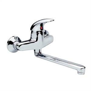 Idro-bric rubinetto miscelatore da lavello con attacco parete serie titan j79716