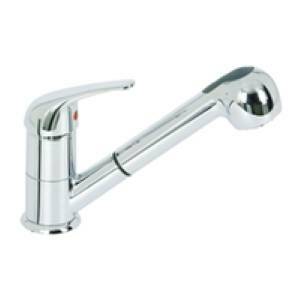 Idro-bric rubinetto miscelatore da lavello con doccia estraibile sole j46214