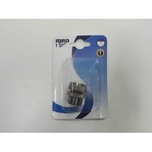 Idro-bric raccordi girevoli a due pezzi in ottone cromato attacchi mf 1/2' x 22/1 blirac0278ro