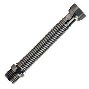 Idro-bric attacchino flessibile inox estensibile da 200 a 410 mm 1/2'' h0201 b200mf