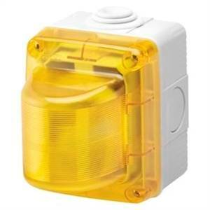 Spia segnalazione diffusore colore giallo stagna gw27417