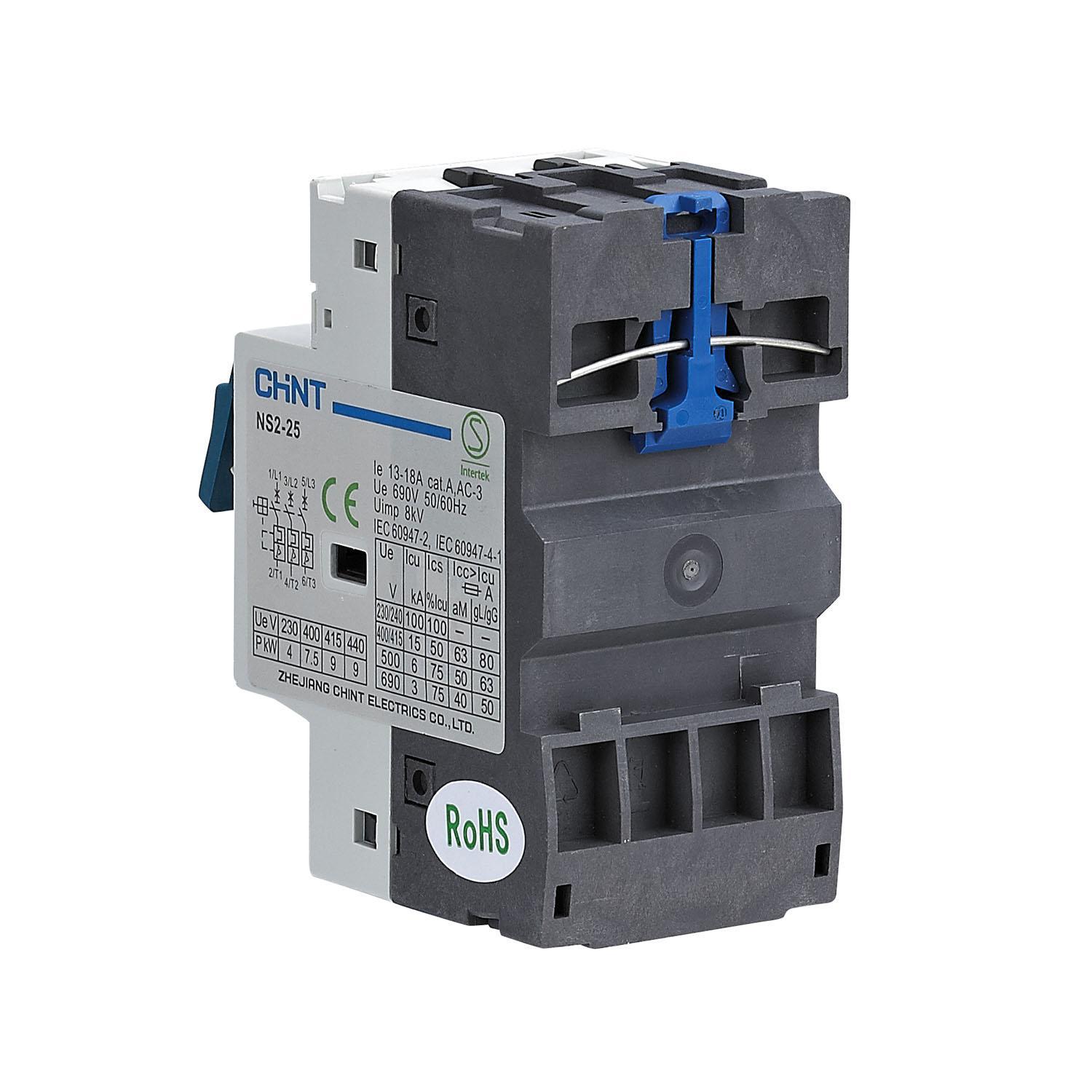 chint chint salvamotore magnetotermico 3 poli regolazione 13-18a serie ns2-25 200211 495083 - foto 3