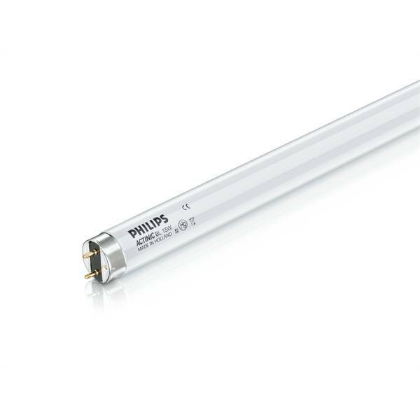 tubo fluorescente attinico uv philips t26 15w attacco g13