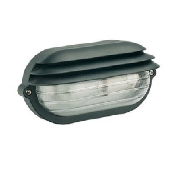 Plafoniera Ovale Sovil Palpebra da Esterno Nera - 787/06 01