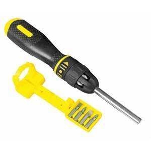 Portainserti magnetico giravite a cricchetto con 10 punte 68-010