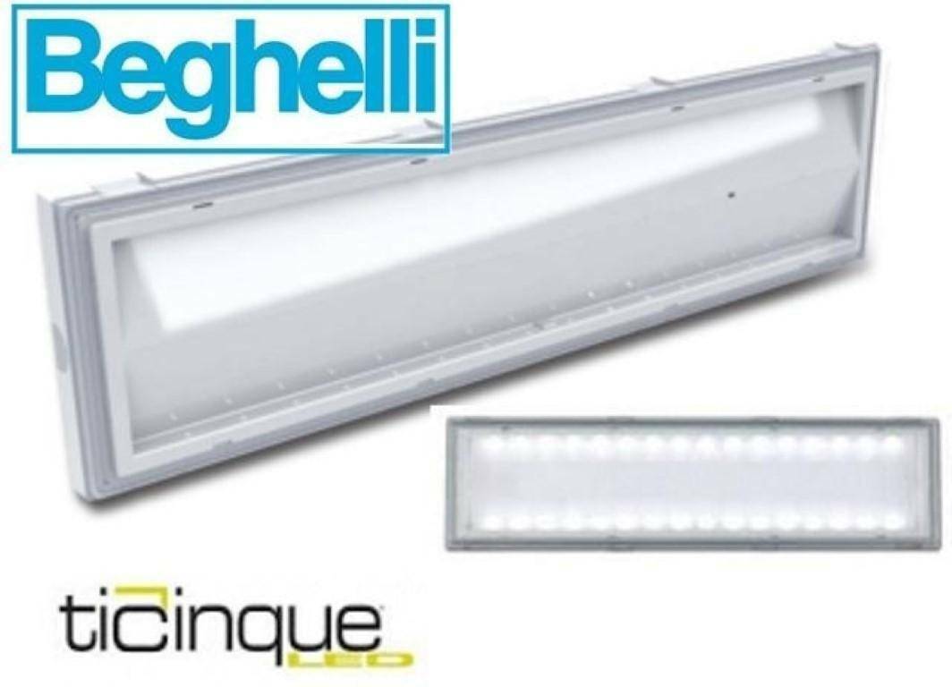 beghelli beghelli plafoniera d'emergenza 18w  led 8584 - foto 2