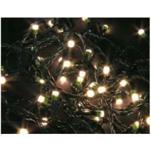 Giocoplast luci natalizie 60 led bianchi caldi cavo scuro 6m ipp44 uso esterno/interno 14310893
