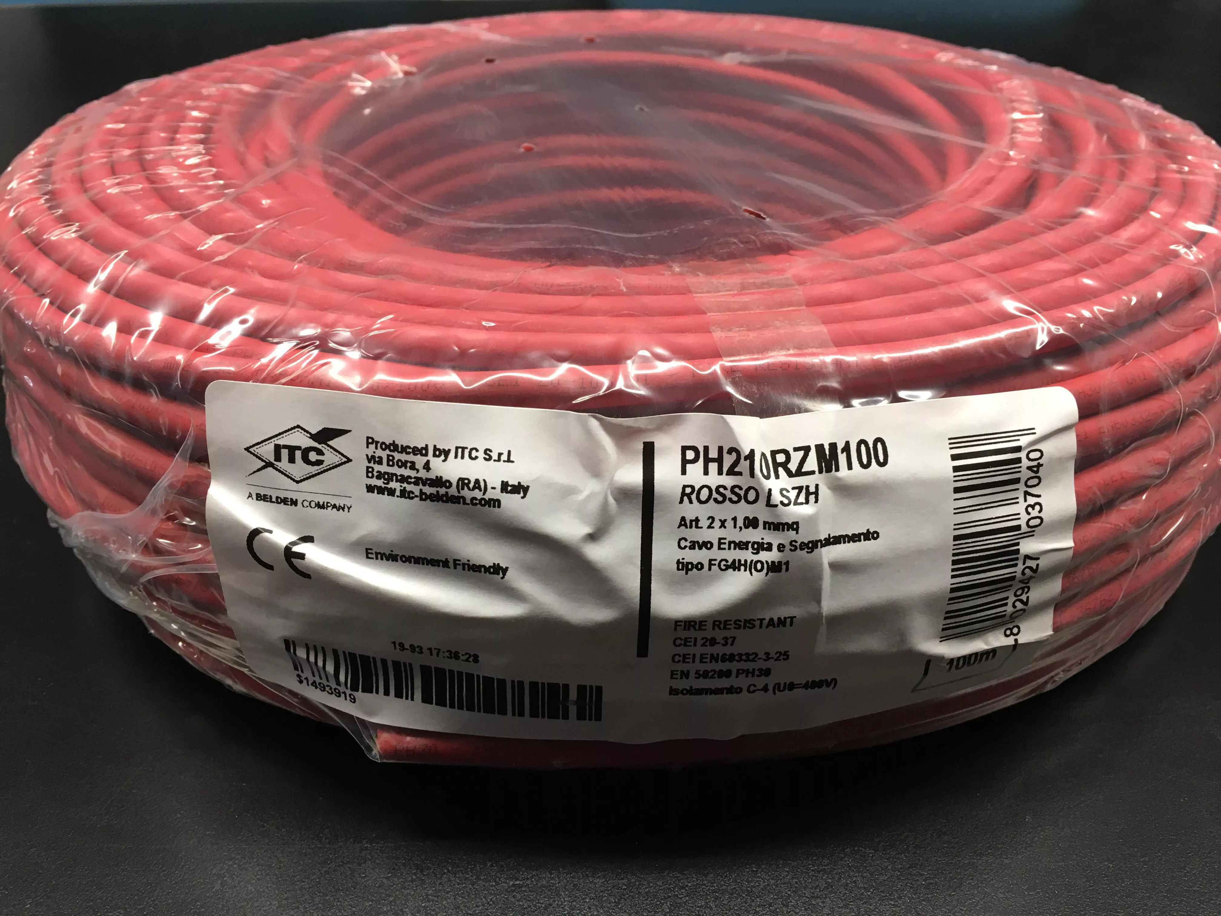 CAVO FG4OHM1 per impianti antincendio